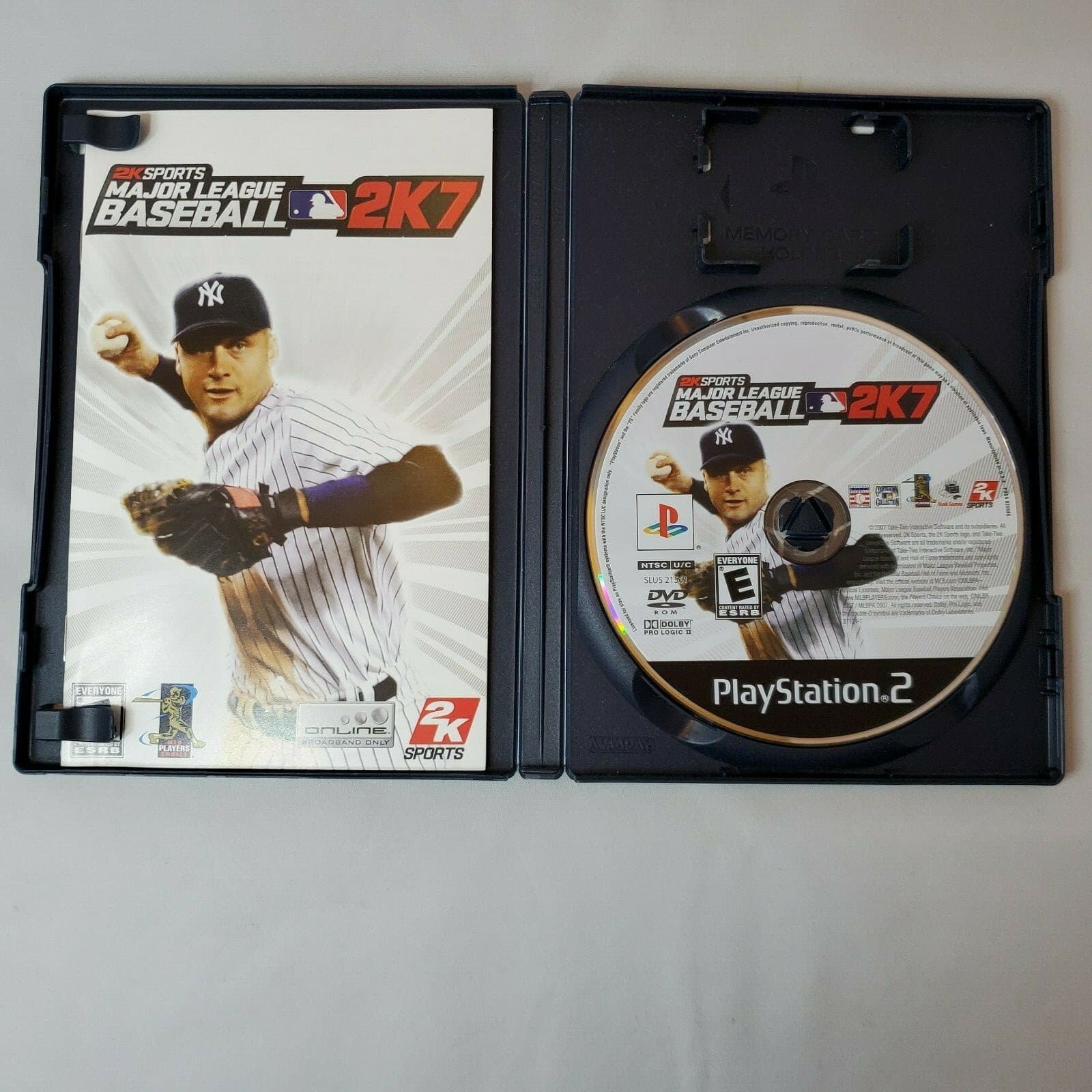 Playstation 2 PS2 Major League Baseball 2K7 Video Game Complete with Manual - Thumbnail 3