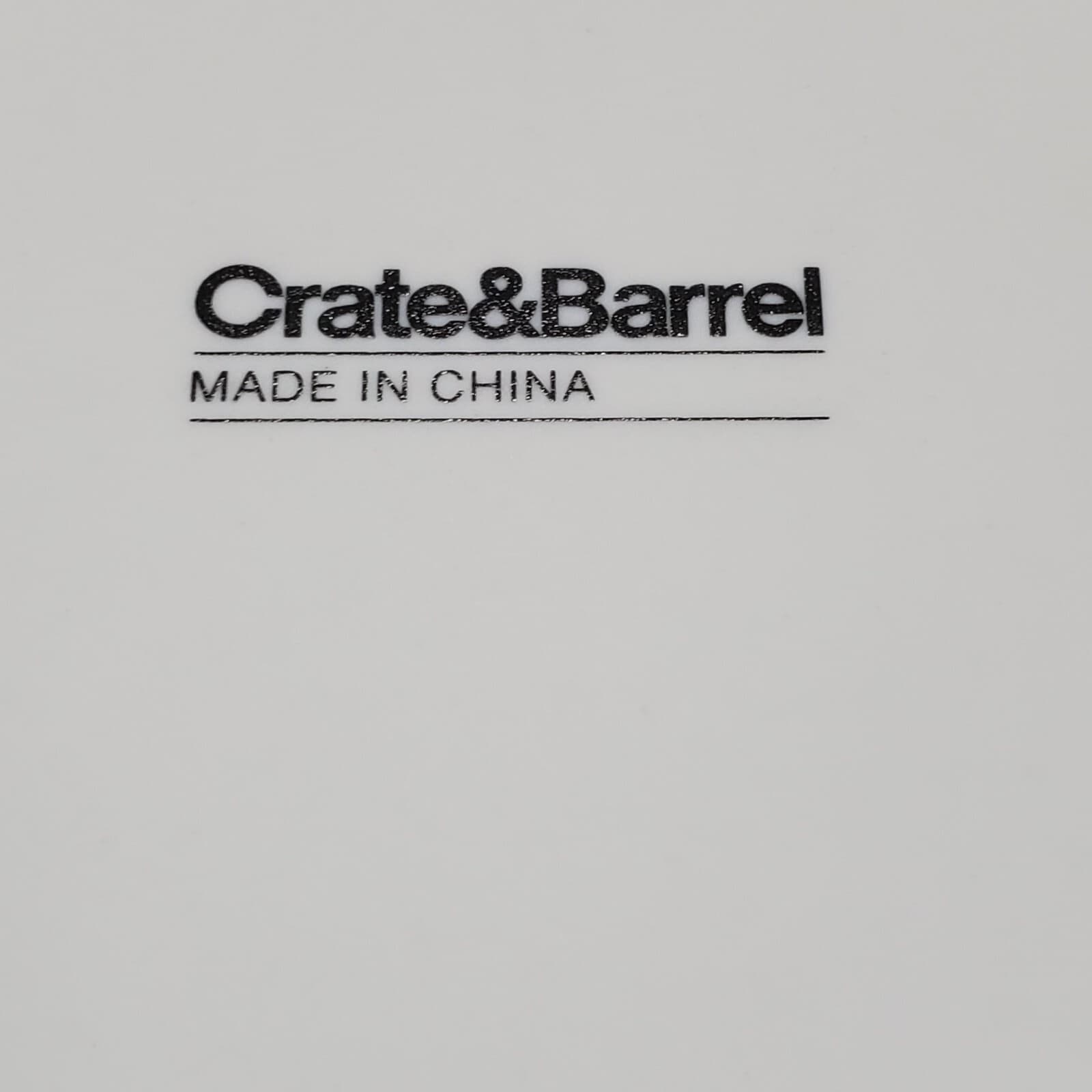 Crate & Barrel Road Trip Barcelona Appetizer Plate Ceramic Square 5.75" Decor - Thumbnail 4