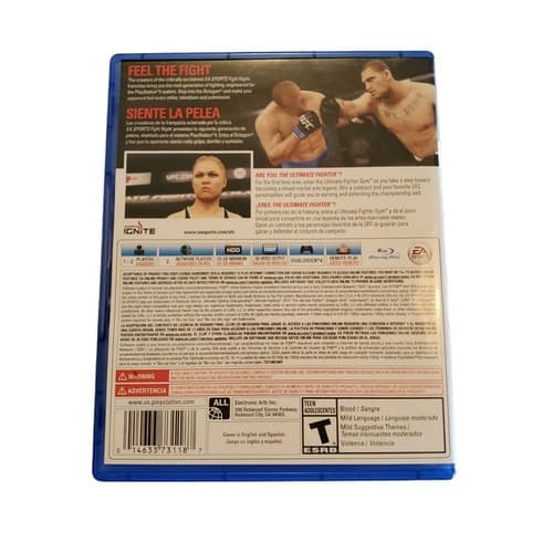 PlayStation 4 PS4 EA Sports: UFC 2014 MMA Action Complete Game Case Manual - Thumbnail 3