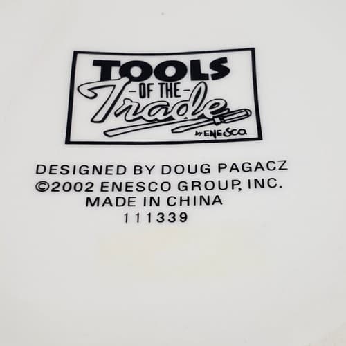 Vtg Tools of the Trade Enesco Ceramic Coffee Mug Cup I Work Best Under Pressure - Thumbnail 7