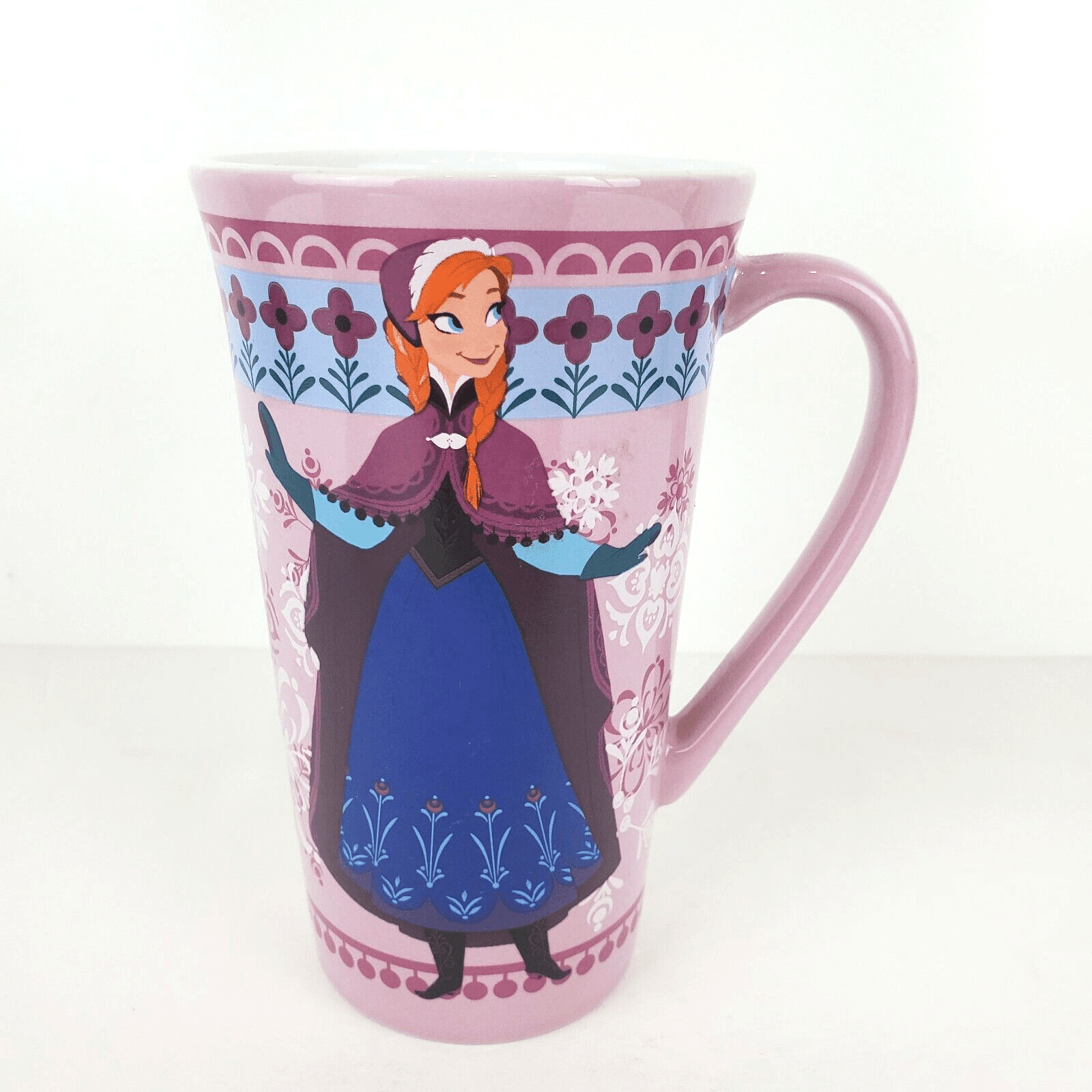 Frozen Disney Store Exclusive Princess Ana Pink Tall Coffee Latte Tea Mug 16 oz - Thumbnail 3