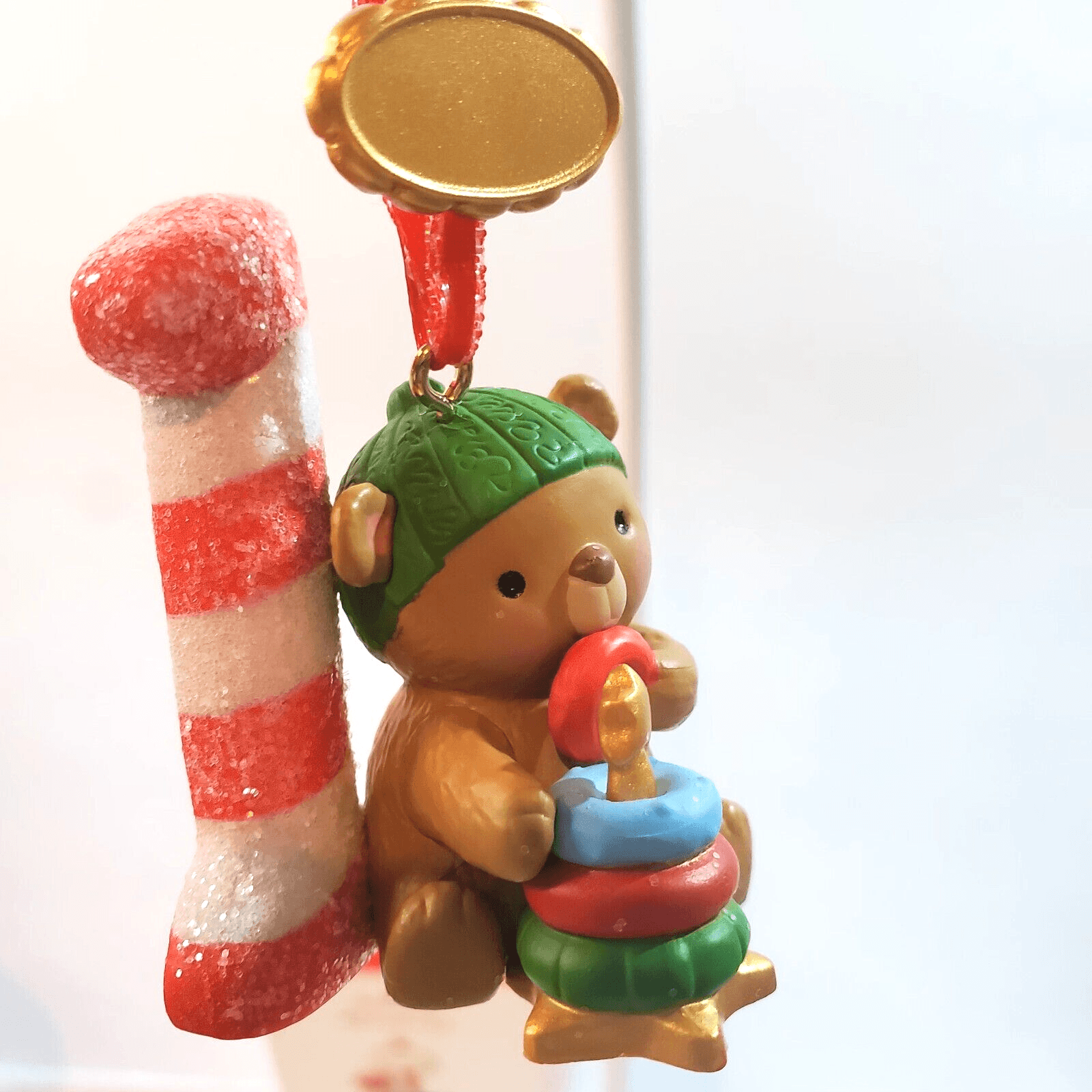 Hallmark Keepsake Age Series I Am One 1 Customize Christmas Ornament Teddy Bear - Thumbnail 2