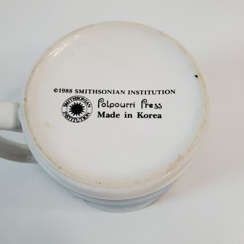 Vintage 1988 Spirit of St. Louis Airplane Smithsonian Institute Coffee Mug Cup - Thumbnail 6