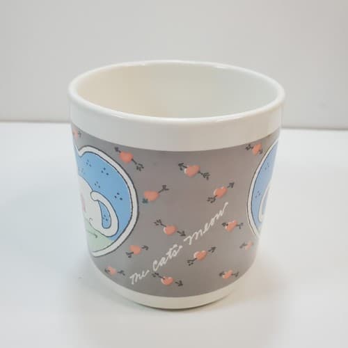 Vintage Grindley Pottery The Cats Meow Hearts Design Mug Cup Mid-Century England - Thumbnail 2