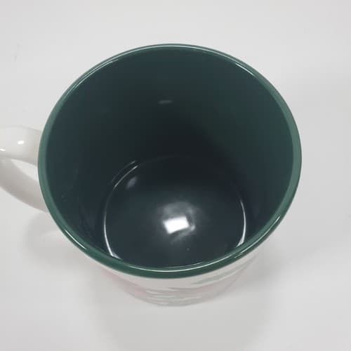 Vtg Potpourri Designs Winter Cardinals Coffee Mug Bird Holly Berries Snow 1994 - Thumbnail 4