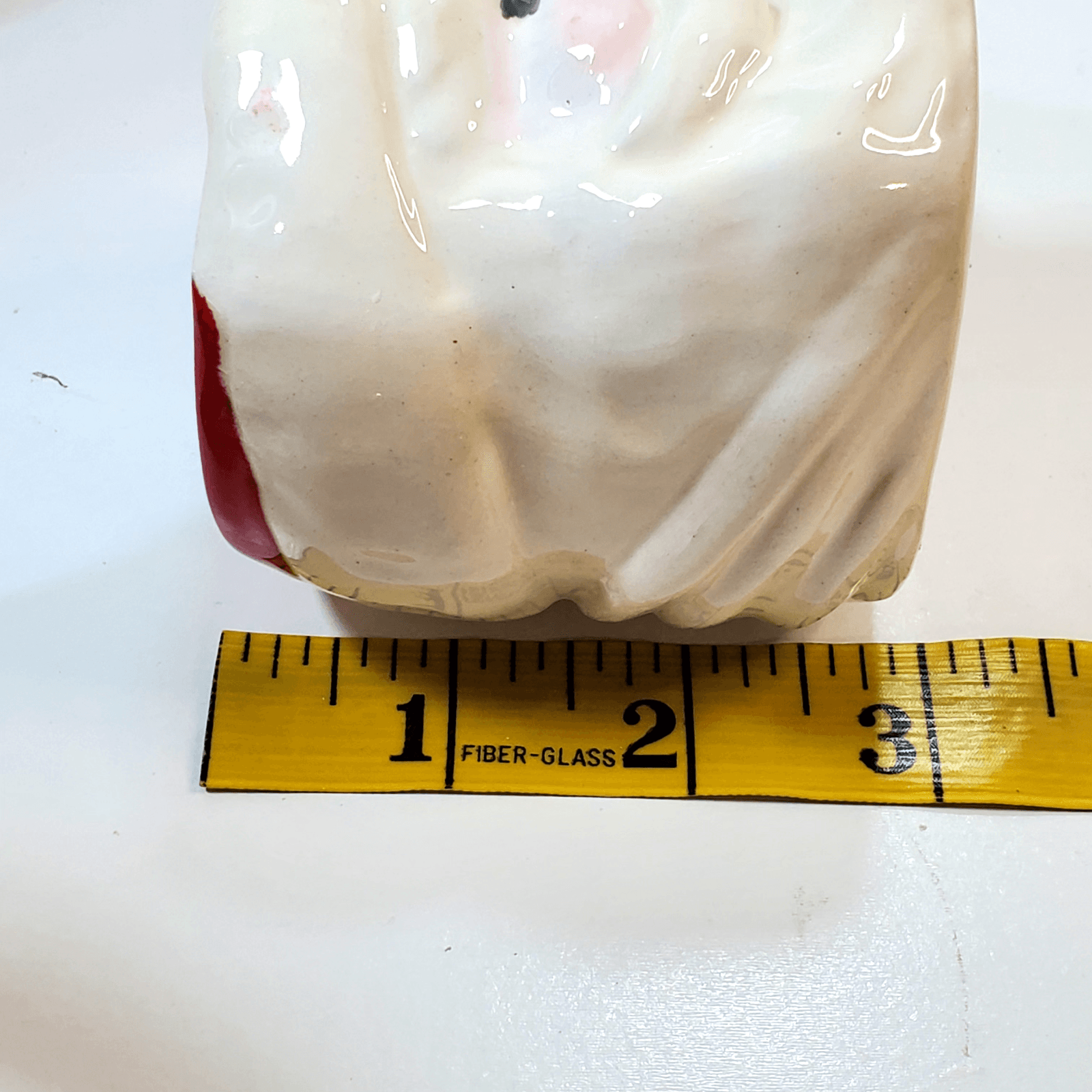 Vtg Glazed Santa Claus Face Mug Open Eyes Christmas Ceramic Signed D. Carlino - Thumbnail 9