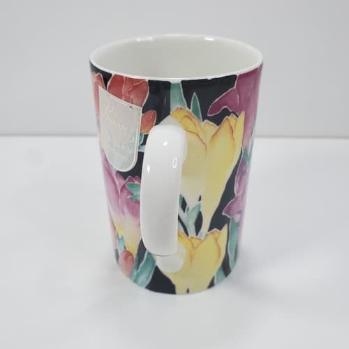 Vtg Dunoon TULIPS Ashbourne Christine Chadwick Stoneware Coffee Mug Scotland 4" - Thumbnail 5