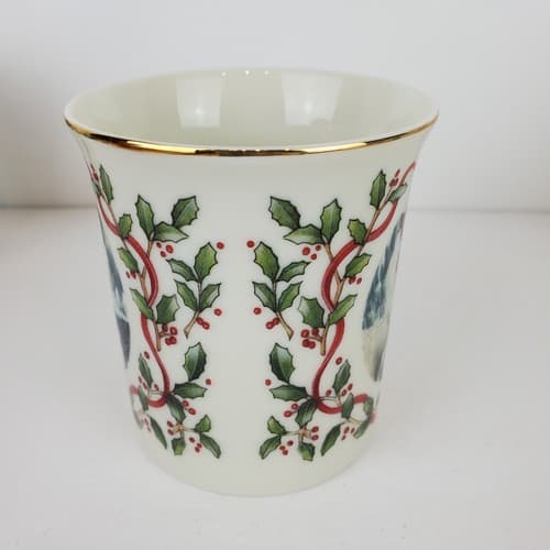 Vtg 1995 Lenox Magic Of Christmas Mug Collection Porcelain Santa's Gift Of Peace - Thumbnail 3