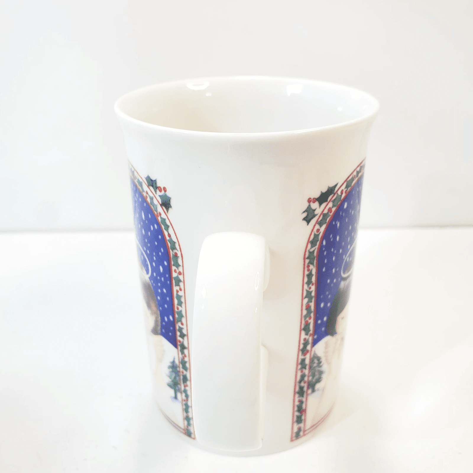 Vtg Dunoon Scotland Christmas 1995 Coffee Tea Mug Cup International Angels - Thumbnail 5