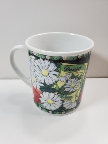 Vtg 1999 Design Wyrx for Herman Dodge & Sons San Fernando CA Daisies Coffee Mug - Thumbnail 3