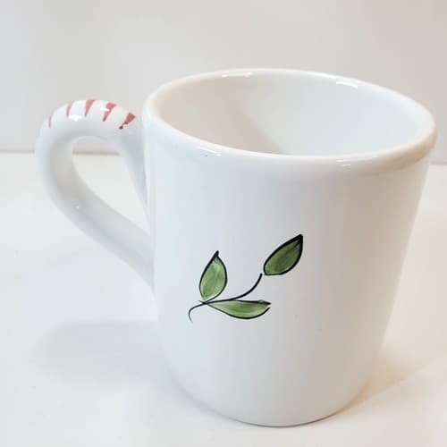 Vintage Made in Italy for Gumps Ceramic Chinese Design Coffee Tea Mug Cup - Thumbnail 3