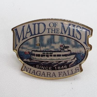 Niagara Falls Canada Maid Of The Mist Souvenir Lapel Cap Tack Pin - Thumbnail 5