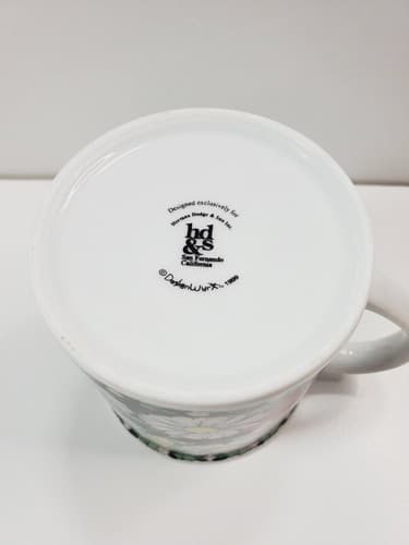 Vtg 1999 Design Wyrx for Herman Dodge & Sons San Fernando CA Daisies Coffee Mug - Thumbnail 6