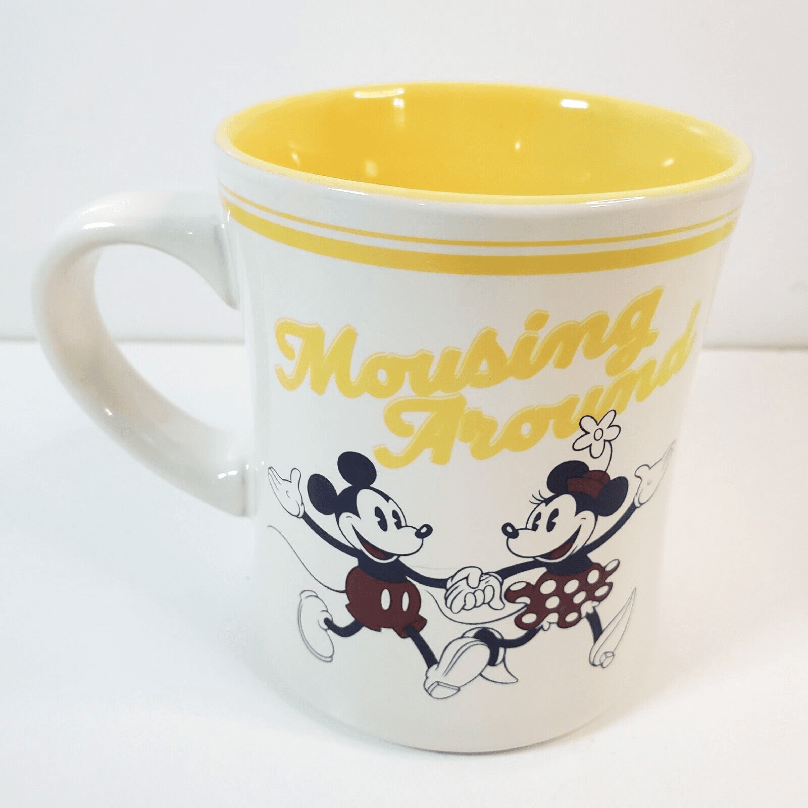 Disney Mickey Mouse & Minnie Mouse Mousing Around 12 oz. Coffee Tea Mug Cup - Thumbnail 3