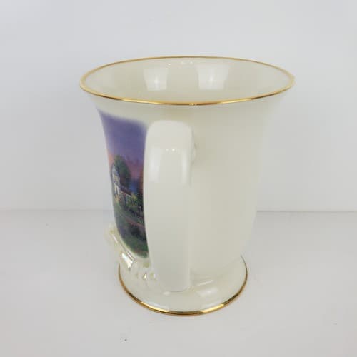 Lenox 2004 Thomas Kinkade The Seaside Lighthouse Scene 3D Mug Fine China - Thumbnail 6