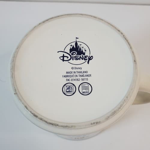 Disney Best Friends And Family Pluto and Mickey Coffee Tea Mug Cup Blue White - Thumbnail 6