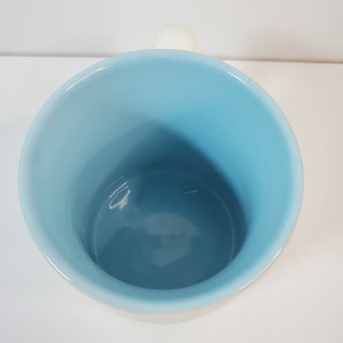 Disney Best Friends And Family Pluto and Mickey Coffee Tea Mug Cup Blue White - Thumbnail 5