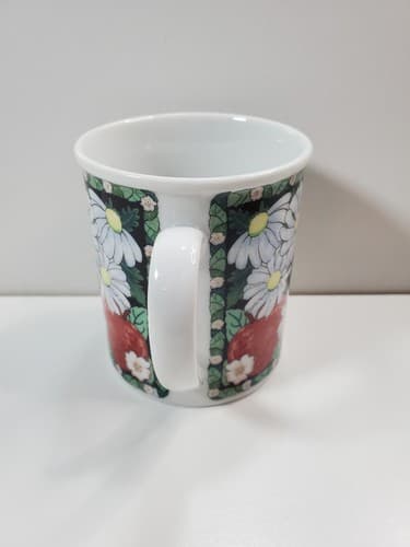 Vtg 1999 Design Wyrx for Herman Dodge & Sons San Fernando CA Daisies Coffee Mug - Thumbnail 5