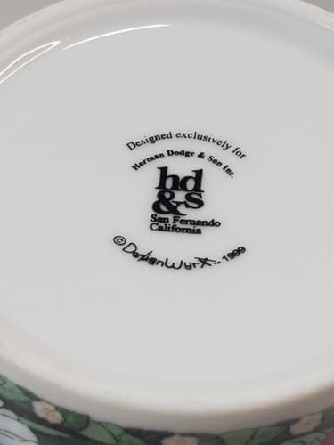 Vtg 1999 Design Wyrx for Herman Dodge & Sons San Fernando CA Daisies Coffee Mug - Thumbnail 7