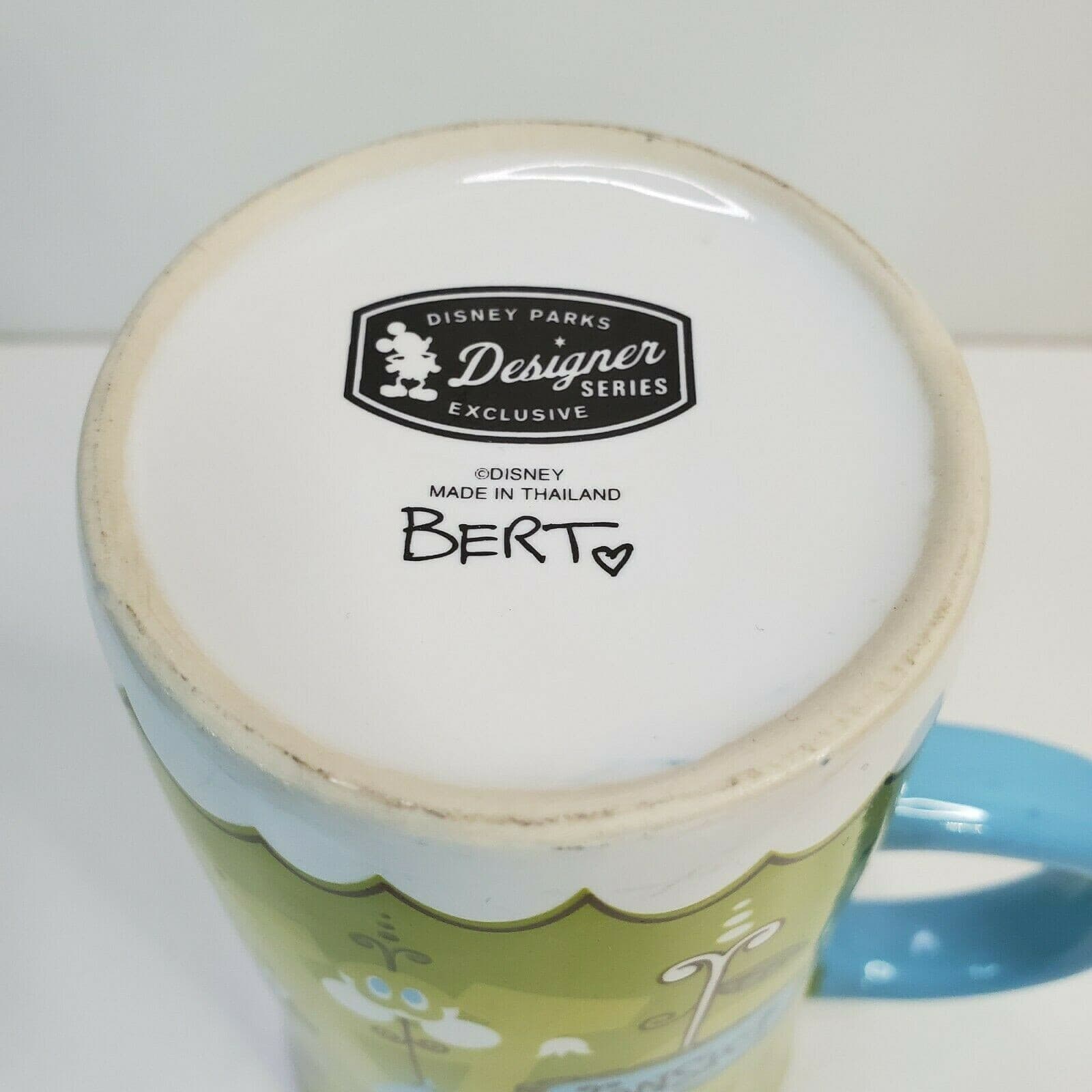 Disney Parks Bert Mickey Mouse Designer Series Collectors Coffee Tea Mug Cup - Thumbnail 6