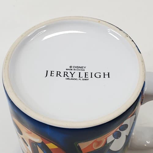 Jerry Leigh Disney 2012 Orlando Florida Mickey Pluto Colorful Coffee Mug Cup - Thumbnail 6