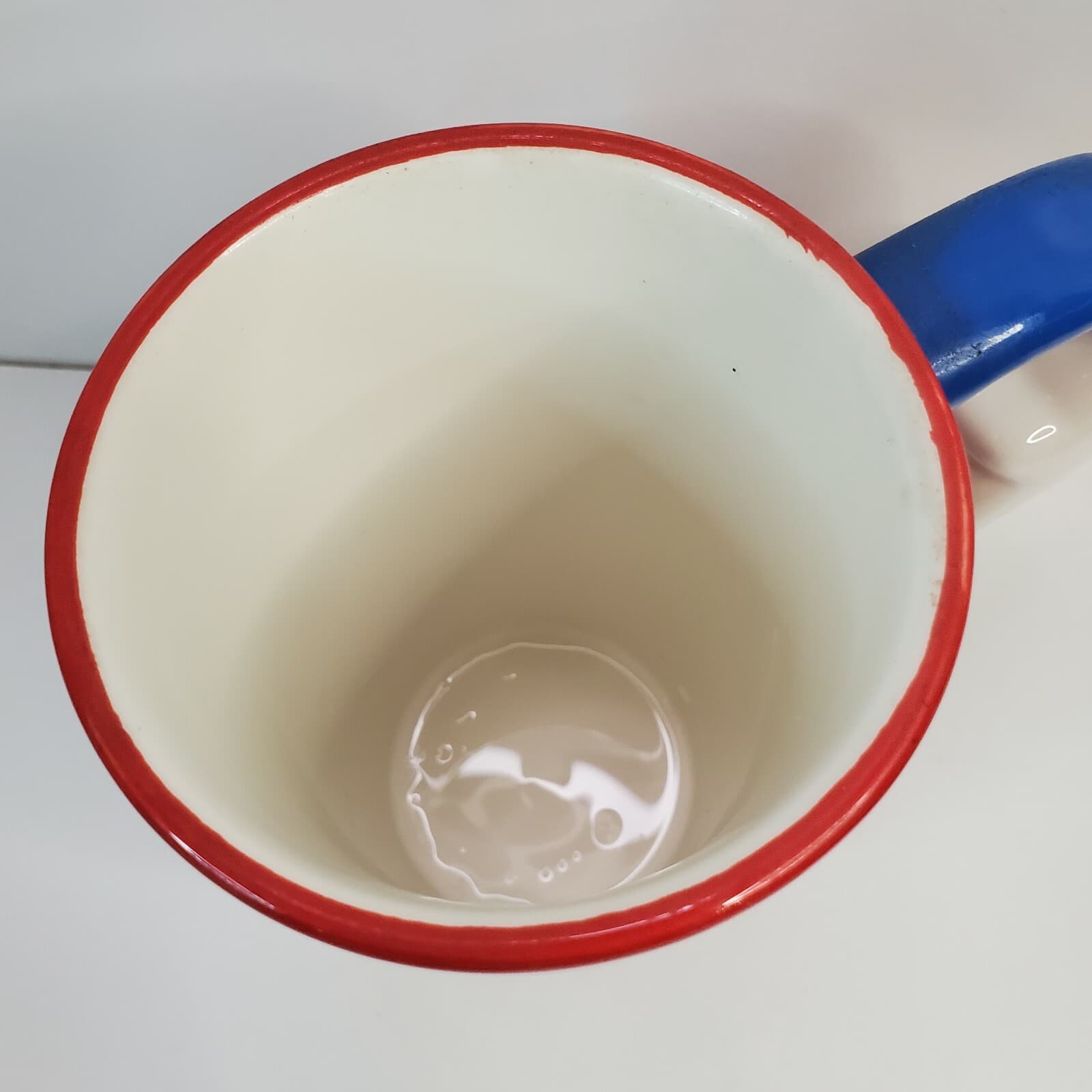 Sandra Magsamen Coffee Latte Mug Dreams Do Come True In A Land Red White & Blue - Thumbnail 3