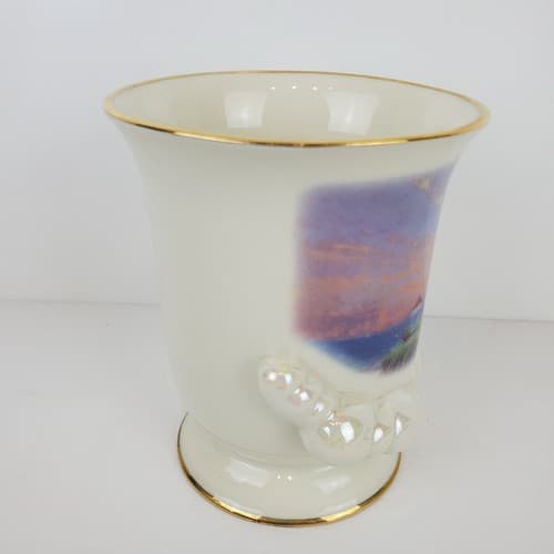 Lenox 2004 Thomas Kinkade The Seaside Lighthouse Scene 3D Mug Fine China - Thumbnail 4