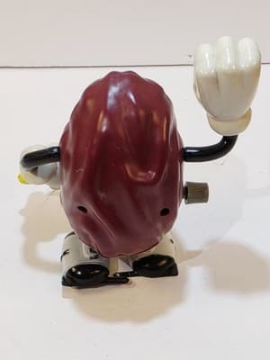 Vintage California Raisin Wind Up 1988 Calrab Applause Vinyl Toy Americana VIDEO - Thumbnail 3