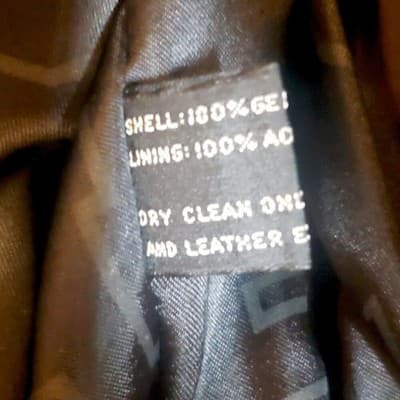 Vtg Michael Hoban for North Beach Black Green Leather Bomber Jacket Sz 7/8 HOBO - Thumbnail 5