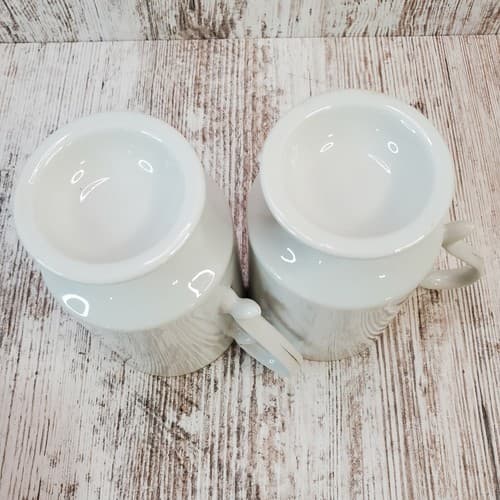 Pennsylvania Dutch Country Ceramic Coffee Tea Mugs Cups Flowers Birds Set of 2 - Thumbnail 7