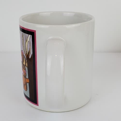 Vintage Japan Teddy Bears Family with Trees and Birds Coffee Tea Mug Cup - Thumbnail 4