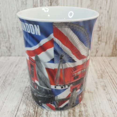 Elgate Ceramics Mug London Historical Landmarks Tower Bridge Big Ben Buckingham - Thumbnail 2