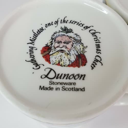 DUNOON Stoneware Christmas Cups Mugs Christmas Cheer Series Scotland Set of 2 - Thumbnail 10