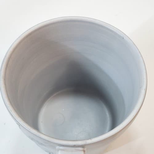 Starbucks Mermaid Embossed Gray Coffee Mug Cup 12oz Siren Tail Anniversary 2016 - Thumbnail 5