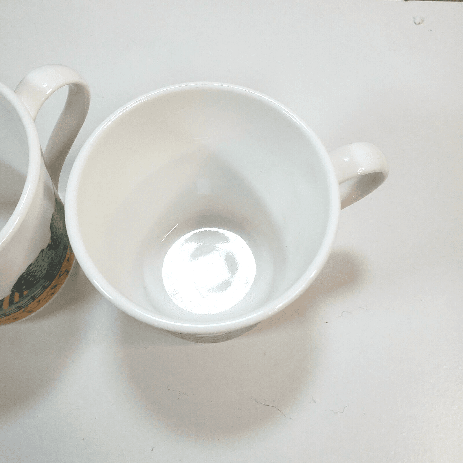 VIntage 1998-99 Corelle Farm Country Landscape Coffee Tea Mugs Cups Lot of 2 - Thumbnail 2