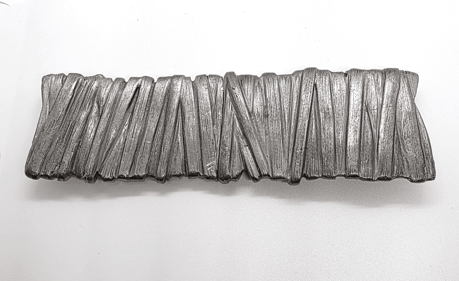 Vintage 90s PAPPAGALLO Pewter Tone Metal Two Piece Belt Buckle Abstract Y2K