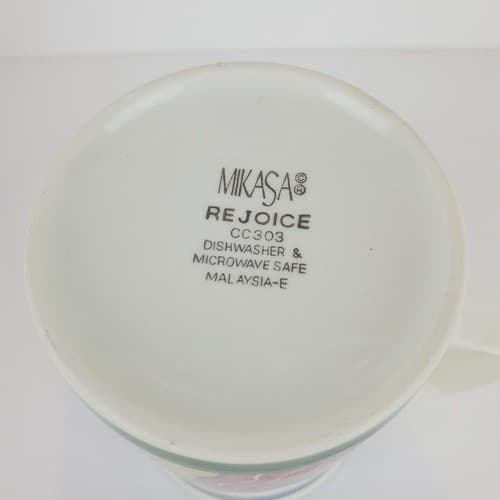 Mikasa Rejoice Christmas Angel Trumpet Cappuccino Coffee Tea Mug Cup - Thumbnail 6
