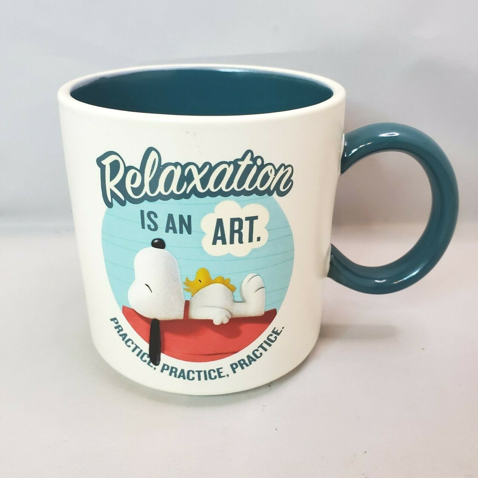 Hallmark Peanuts Movie Snoopy Woodstock Coffee Mug Relaxation Is An Art Practice
