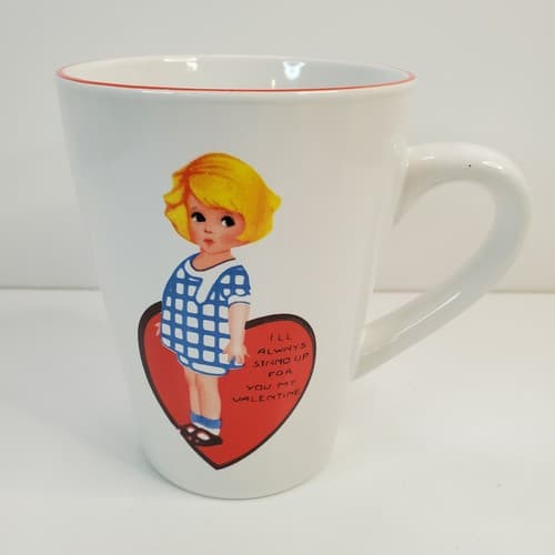 Rosanna Studio Retro Style Tapered Valentine's Day Mug Always Stand Up For You