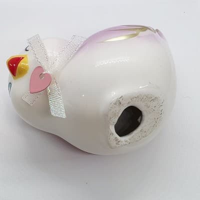TARGET SPRITZ Valentines Day CERAMIC LOVE BIRD Looking Up FLAW - Thumbnail 7