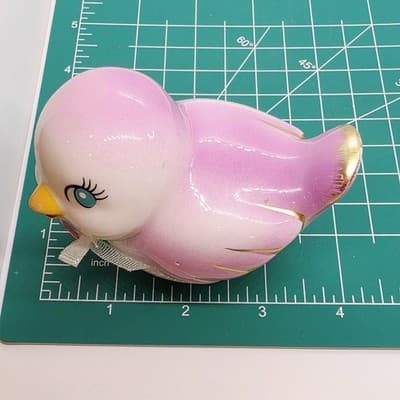 TARGET SPRITZ Valentines Day CERAMIC LOVE BIRD Looking Up FLAW - Thumbnail 9