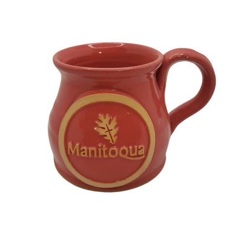 Manitoqua Handthrown Coffee Mug 2015 Joshua Mogck Pottery Red Holland Michigan