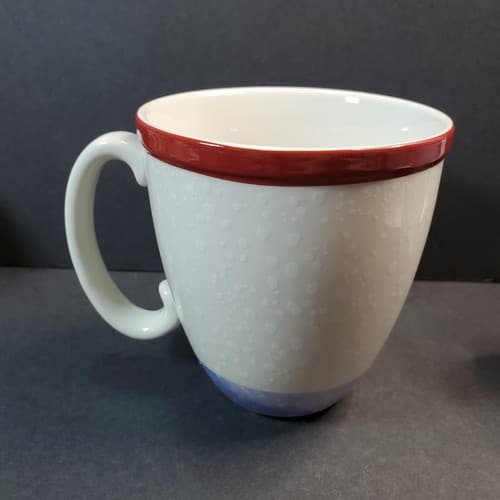 Williams-Sonoma Nordic Elf Building Snowman Christmas Coffee Cocoa Tea Mug Cup - Thumbnail 3
