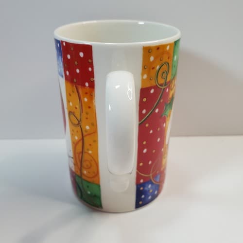 Vintage Dunoon Jolly Christmas Bird Mug Design by Jane Heyes Made in Scotland - Thumbnail 5
