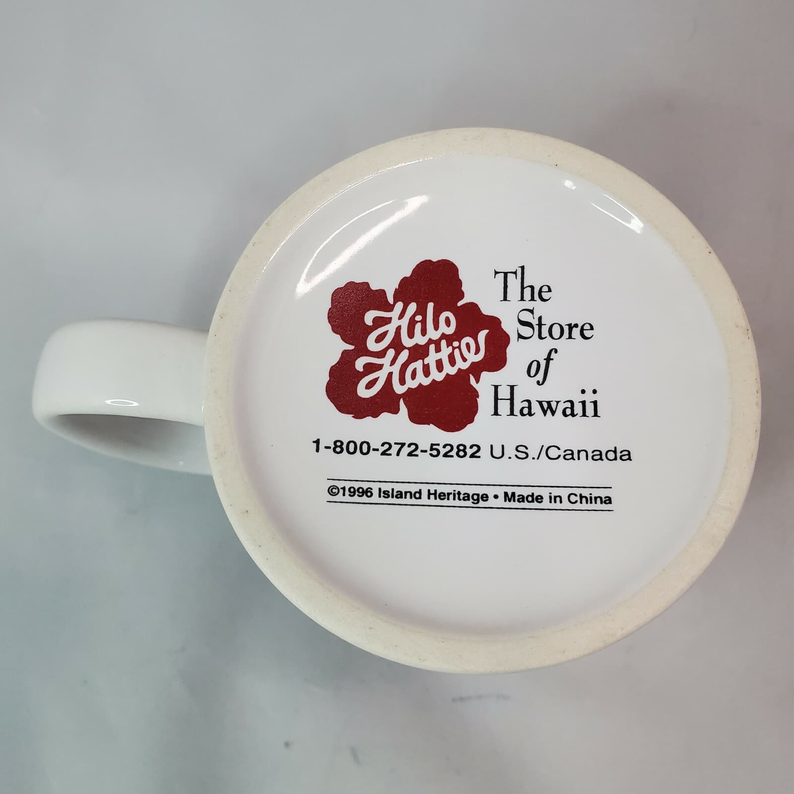 Hilo Hattie The Store of Hawaii Flower Red Hibiscus Coffee Tea Mug Cup 1996 - Thumbnail 6