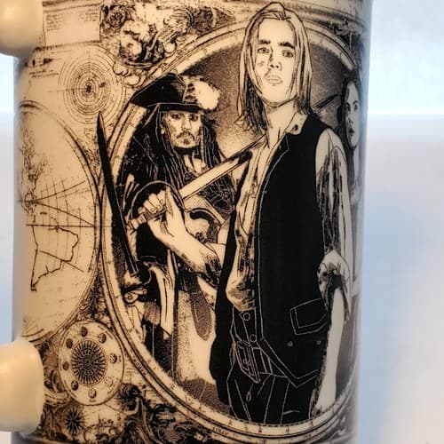 Disney Parks Pirates of the Caribbean Tall Coffee Mug Cup Dead Men Tell No Tales - Thumbnail 4
