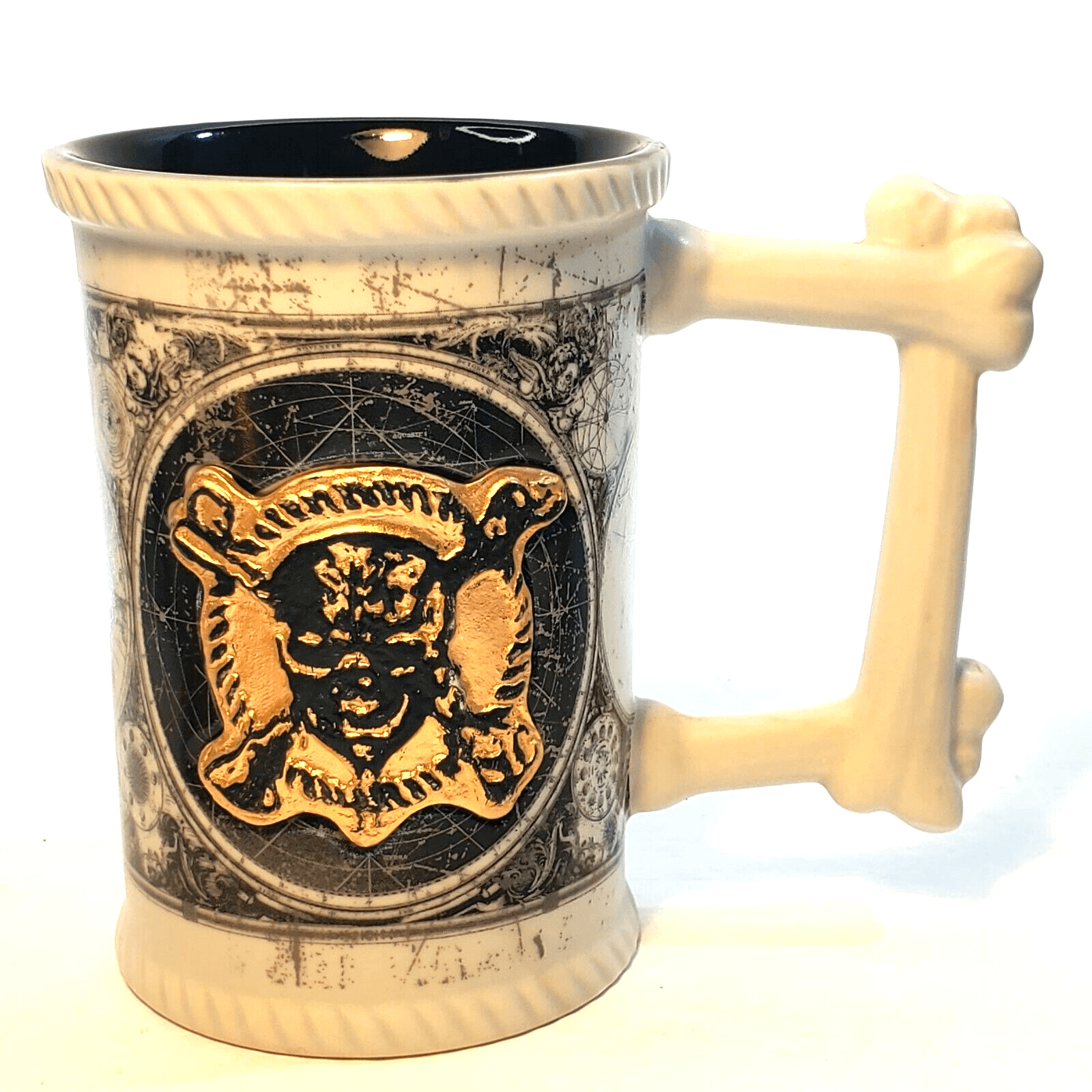 Disney Parks Pirates of the Caribbean Tall Coffee Mug Cup Dead Men Tell No Tales