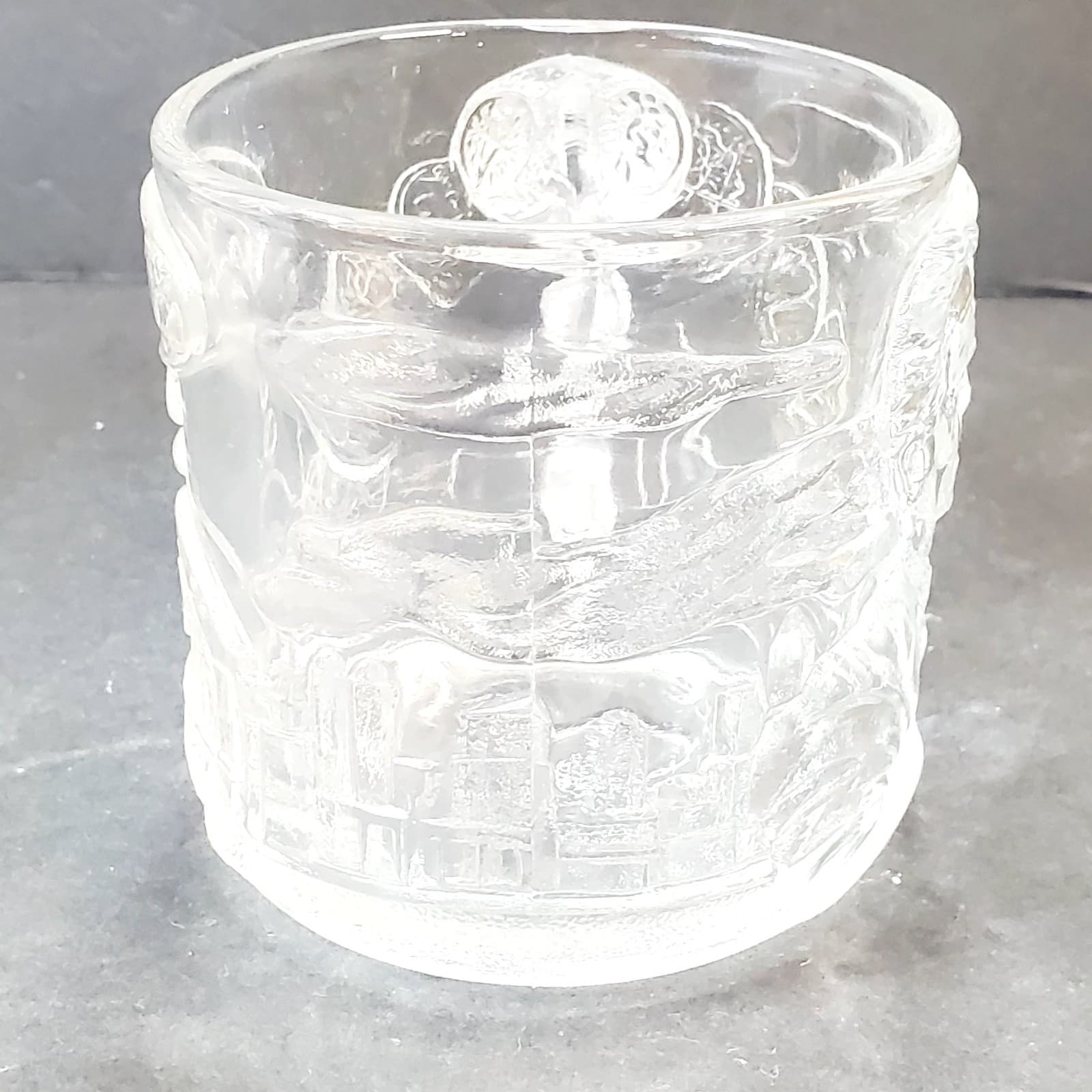Vintage McDonald's Batman Forever Two Face Clear Glass Cup Mug 1995 DC Comics - Thumbnail 5