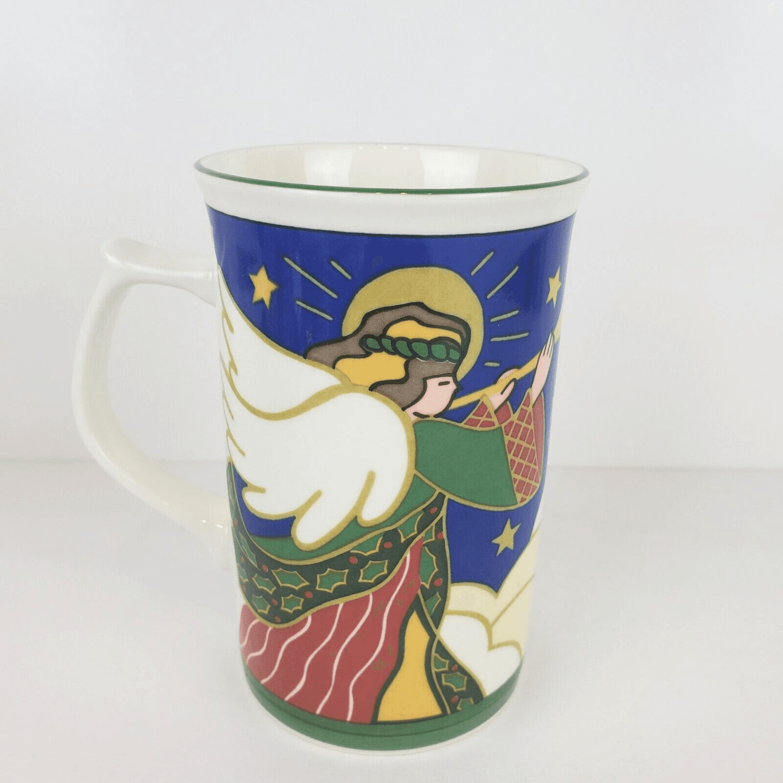 Mikasa Rejoice Christmas Angel Trumpet Cappuccino Coffee Tea Mug Cup - Thumbnail 3