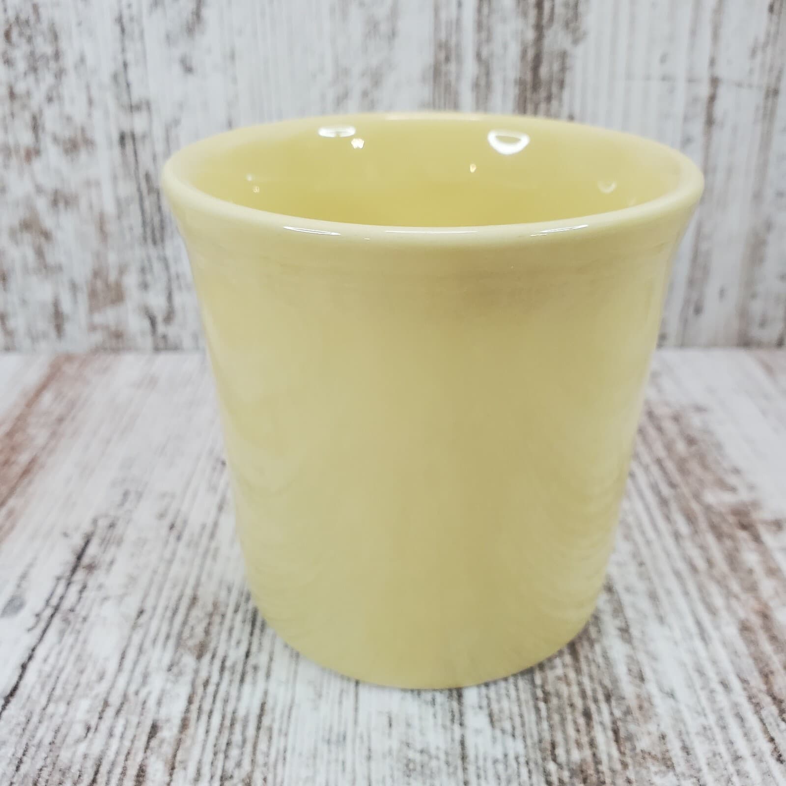 Fiesta Homer Laughlin Fiestaware Yellow Ring Handle Coffee Mug Tom & Jerry - Thumbnail 5